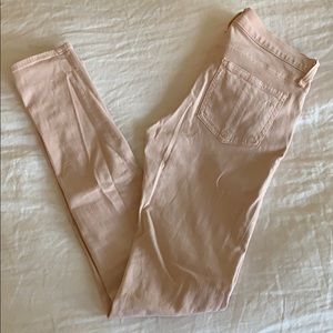 Rag & bone blush skinny jeans
